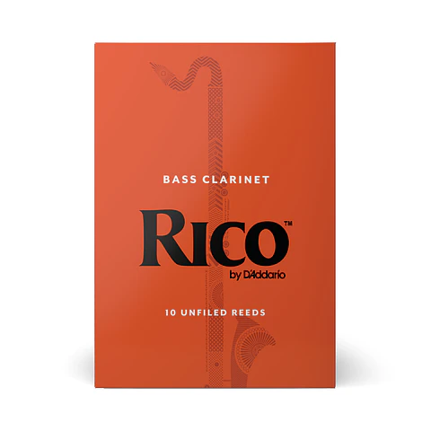 Caña Clarinete Bajo 2.5 pack 10 Rico REA1025 Daddario