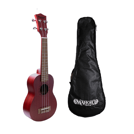 Ukelele Mahori Soprano+Funda MH-110-RD