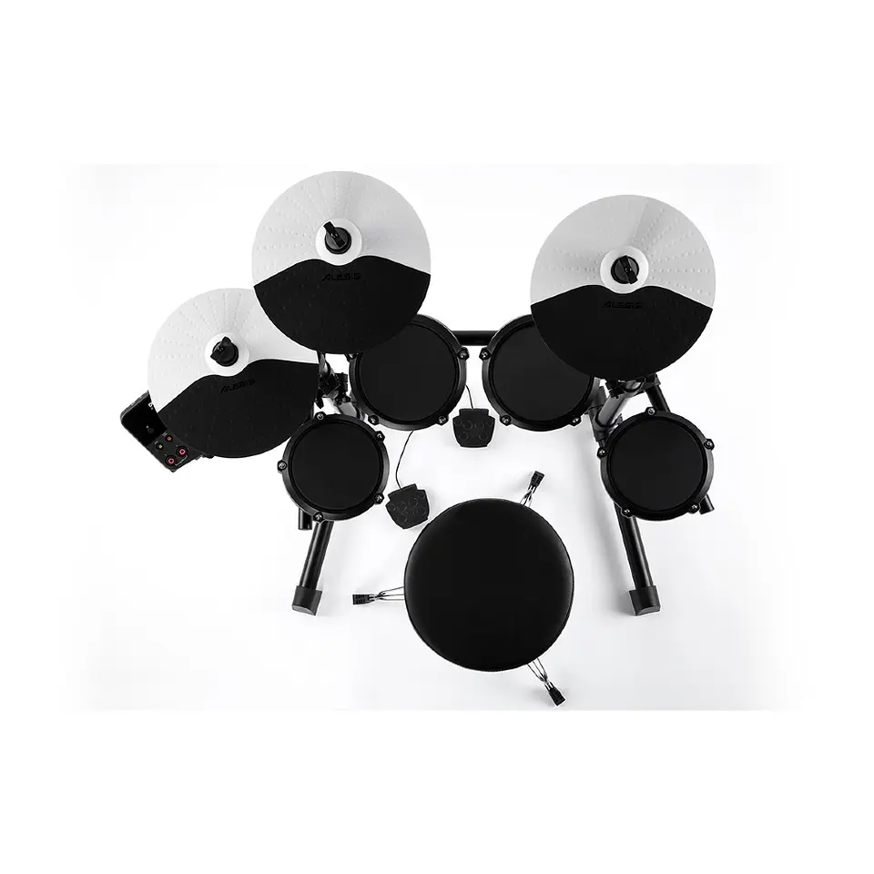 Batería Electrónica Con Sillín Debut Kit Alesis 2