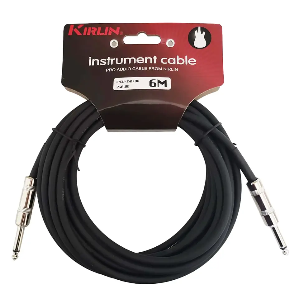Cable De Instrumento Kirlin 6 Metros Ipcv-241-6 1