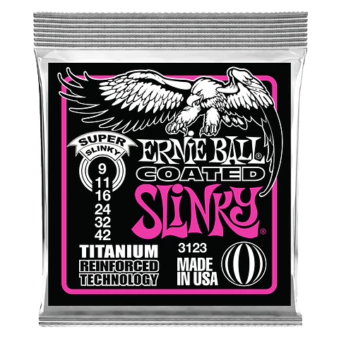 Set de cuerdas Ernie Ball Slinky Titanium 9 - 42