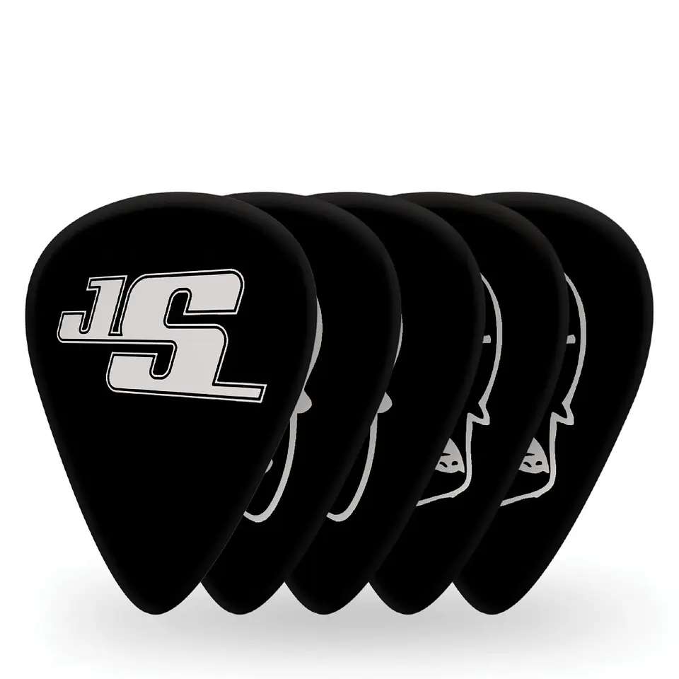 Uñetas Satriani Black (.70mm) 10 pack 1CBK4-10JS Daddario 1