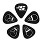 Uñetas Satriani Black (.70mm) 10 pack 1CBK4-10JS Daddario - Miniatura 2
