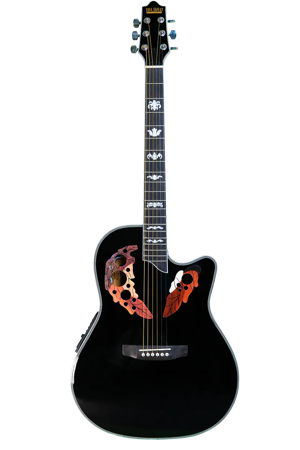 Guitarra Electroacústica Bilbao BIL-800CE-BK + Funda 2