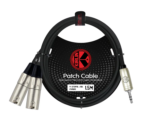 Cable Y Mini Plug-2Xlr Macho 3M Y-370Pr-3 Kirlin
