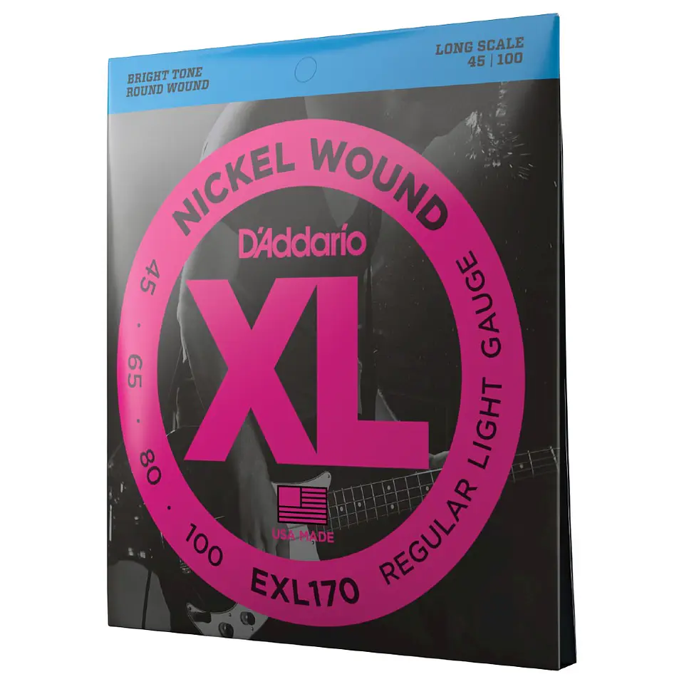 Set Cuerdas Bajo Long Scale 45-100 EXL170 Daddario 2