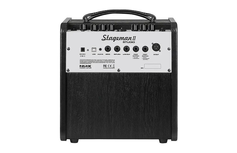 Amplificador Portatil NUX de Guitarra Acús Stageman II AC-60 4