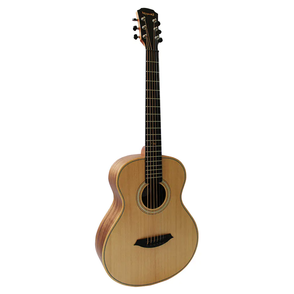 Guitarra Travel Mahori Solid Koa MAH-3603EQ + Funda 1