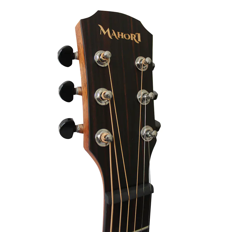 Guitarra Travel Mahori Solid Koa MAH-3603EQ + Funda 3