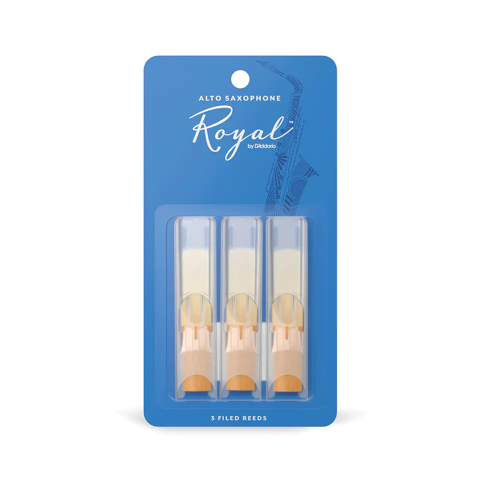 Caña Saxo Alto 2.0 pack 3 Royal RJB0320 Daddario 1