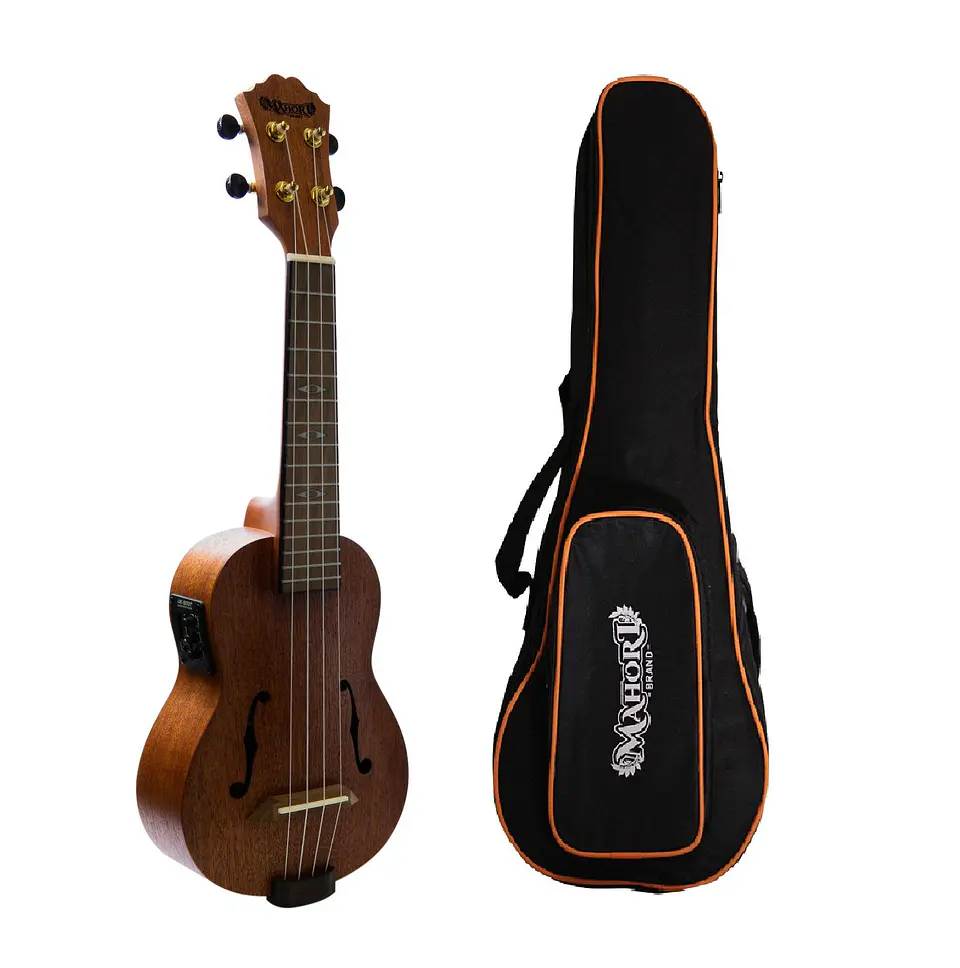 Ukelele Mahori Soprano Electroacústica + Funda MH-31-SEQ 1