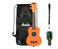 Full Pack Ukelele Soprano Kala Ukadelic Marmalade + Afinador Cromático Clip + Correa Allegro - Miniatura 1