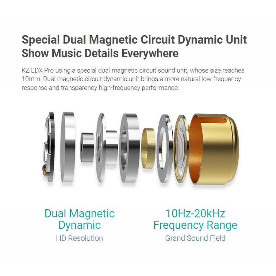 Audífono EDX PRO-MIC KZ
