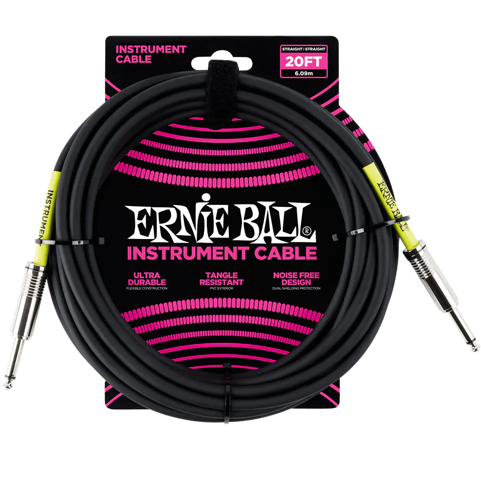 Cable de Instrumento Plug de 6 Metros Ernie Ball 6046 1