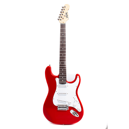 Full Pack Guitarra Eléctrica XGTR Roja + Afinador + Amp. + set de cuerdas + Cable plug 3M + funda