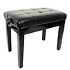 Banca Piso Silla Piano Negro Ajustable Deluxe Taurus TAU-070