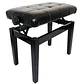 Banca Piso Silla Piano Negro Ajustable Deluxe Taurus TAU-070 - Miniatura 2