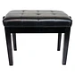 Banca Piso Silla Piano Negro Ajustable Deluxe Taurus TAU-070 - Miniatura 3
