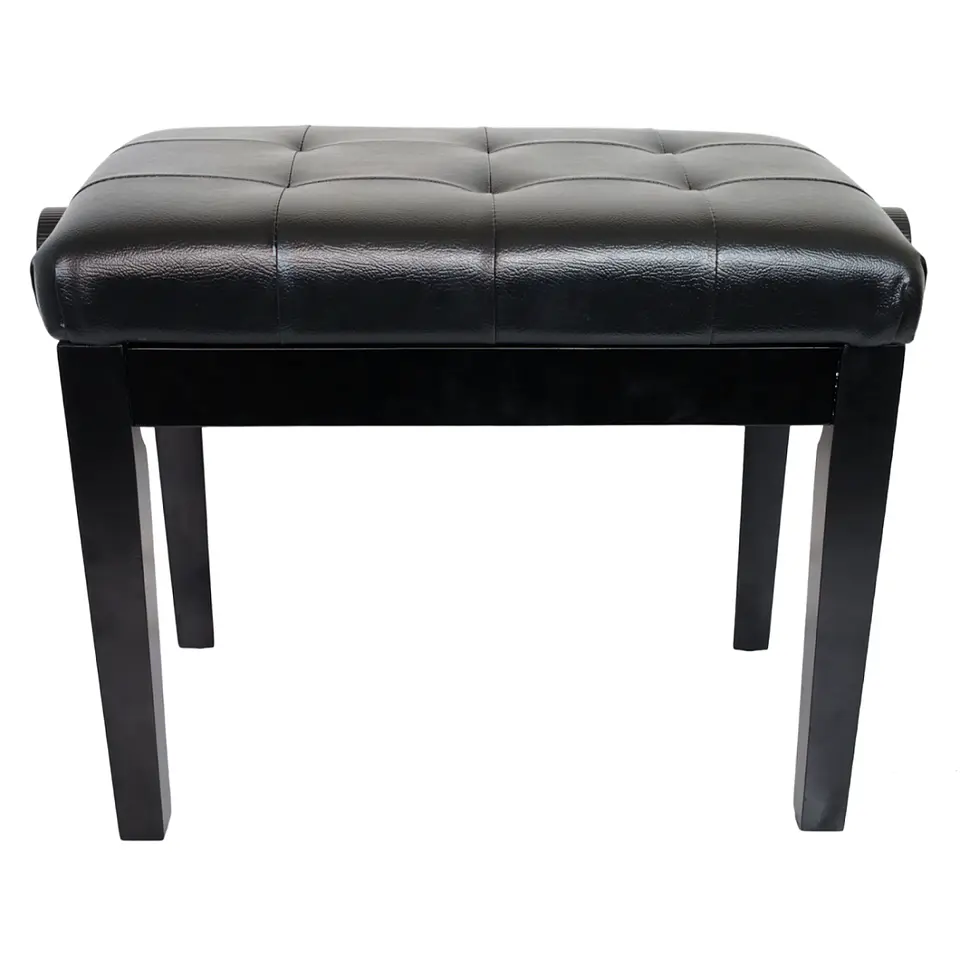 Banca Piso Silla Piano Negro Ajustable Deluxe Taurus TAU-070 3