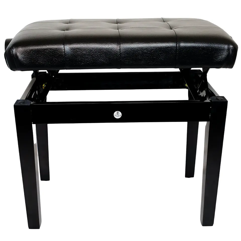 Banca Piso Silla Piano Negro Ajustable Deluxe Taurus TAU-070 4
