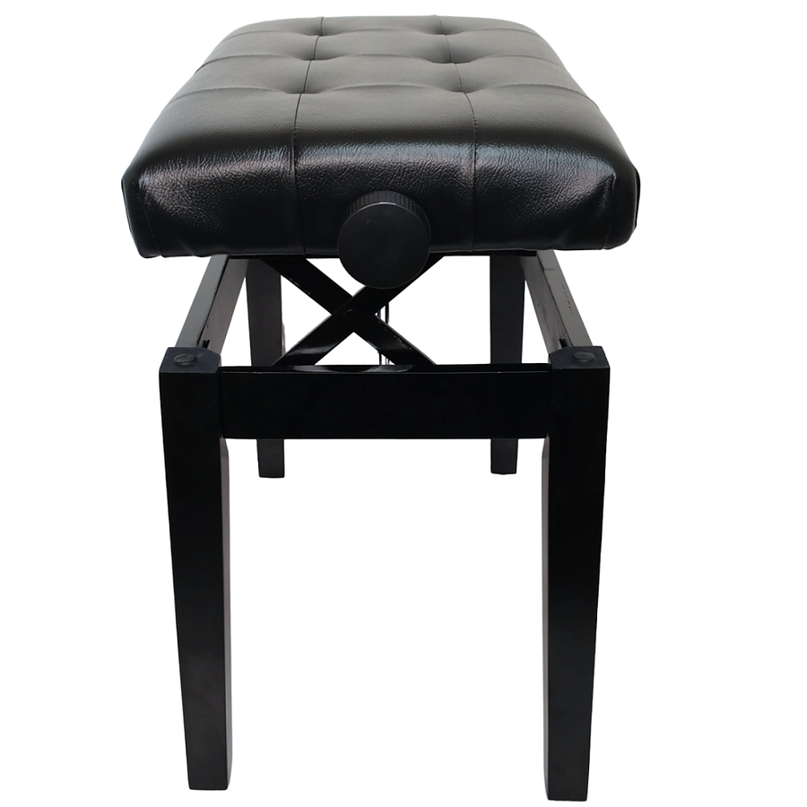 Banca Piso Silla Piano Negro Ajustable Deluxe Taurus TAU-070