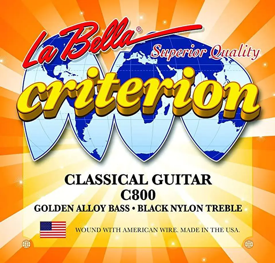 Set de cuerdas guitarra clásica La Bella Criterion C800 1