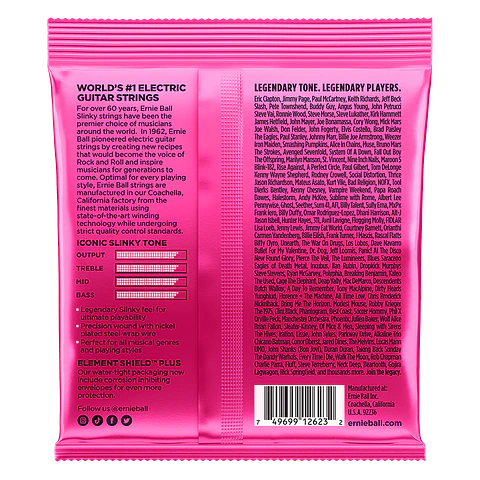 Set 7 Cuerdas Guitarra Eléctrica 9-52 2623 Ernie Ball