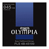 Set Cuerdas Bajo Eléct Olympia Flatwound 45-100 FLS 4B-45100