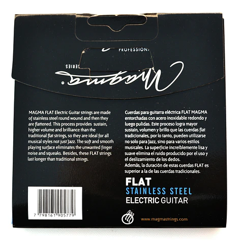 Set Cuerdas Guitarra Eléctrica  Flat GE170SF Magma