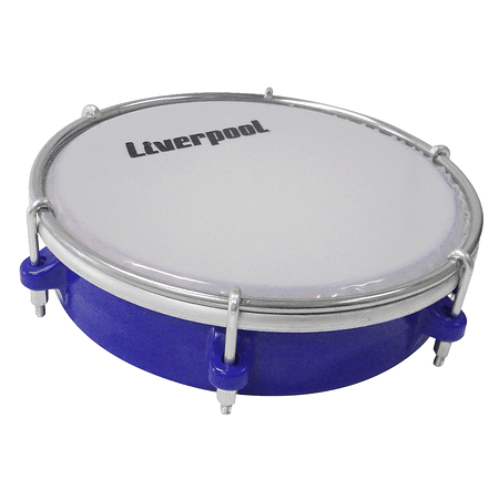 Tamborín Liverpool 6'' Azul TB-TAM-6A