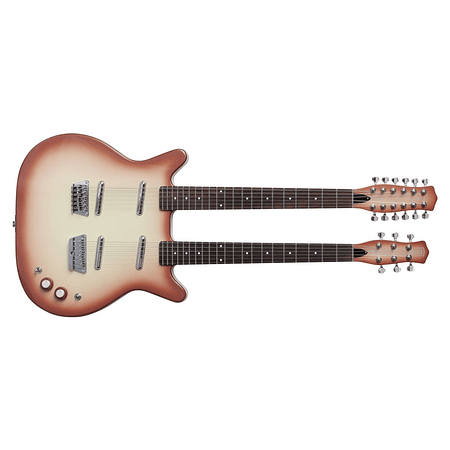 Guitarra Eléctrica Danelectro Doble 6/12 Dbn 612 Cob