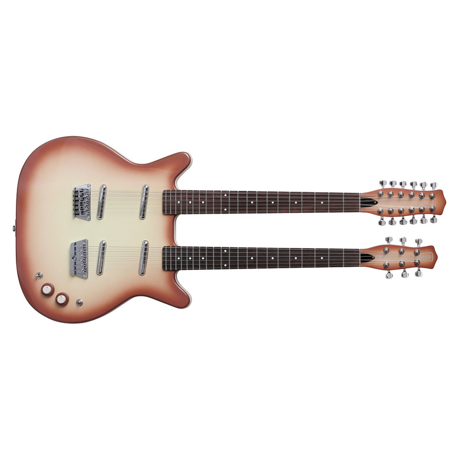 Guitarra Eléctrica Danelectro Doble 6/12 Dbn 612 Cob