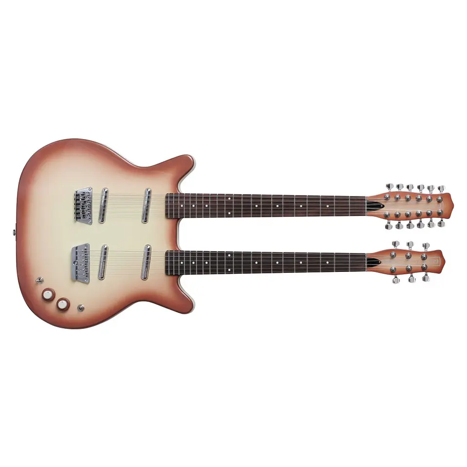 Guitarra Eléctrica Danelectro Doble 6/12 Dbn 612 Cob 2