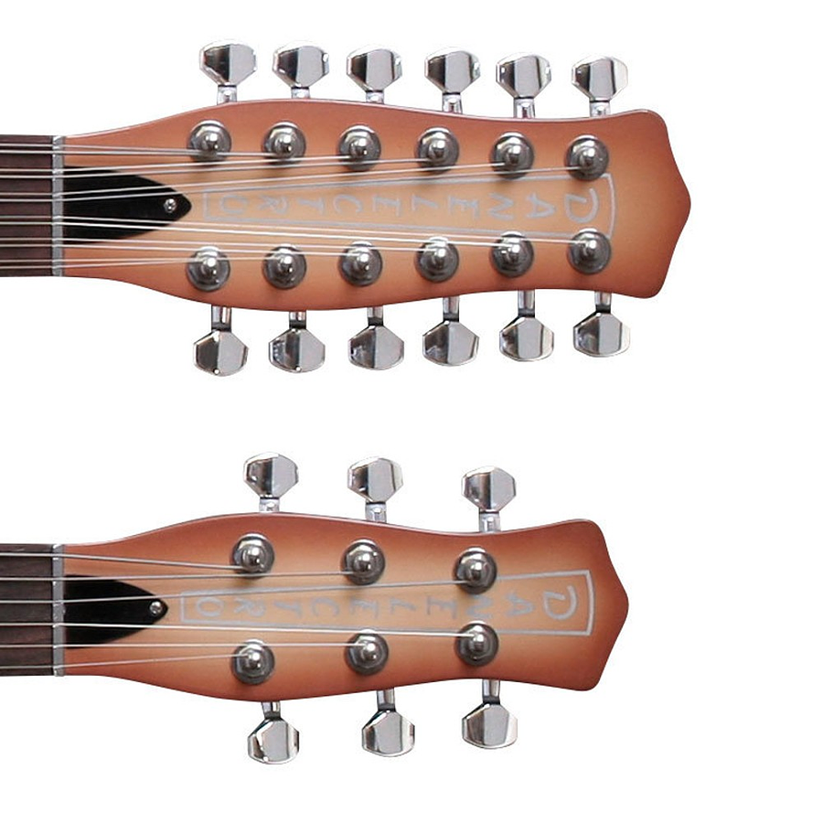 Guitarra Eléctrica Danelectro Doble 6/12 Dbn 612 Cob