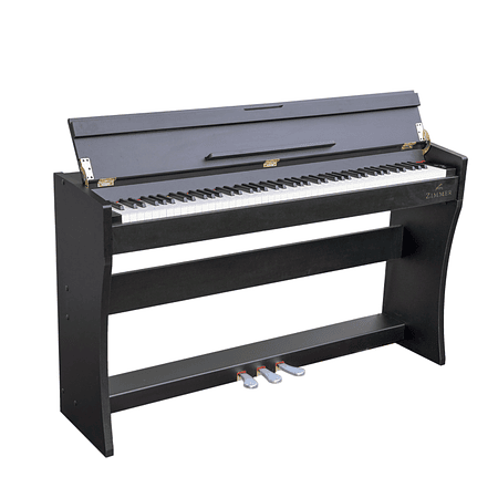 Pack Piano Digital Zimmer ZIM-2000-BLK + Silla de Piano Estándar AP-5126