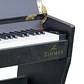 Pack Piano Digital Zimmer ZIM-2000-BLK + Silla de Piano Estándar AP-5126 - Miniatura 3