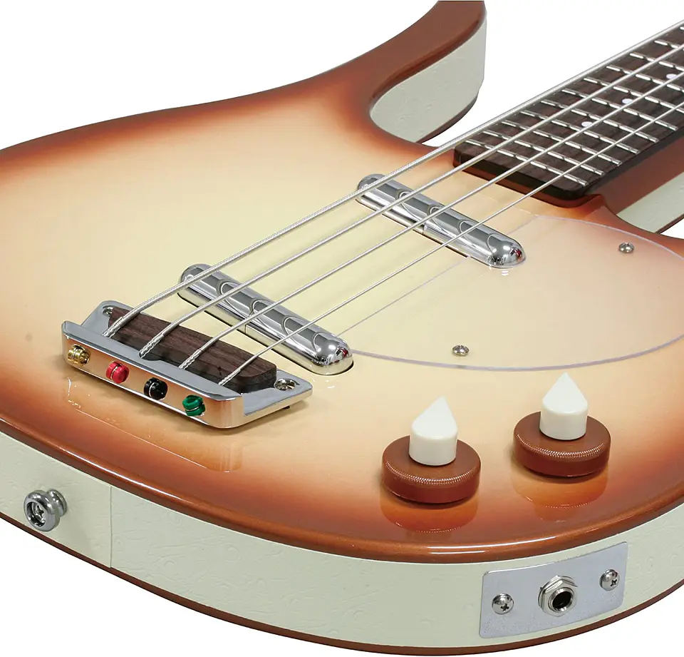 Bajo Danelectro 58 Longhorn - Copper Burst 5