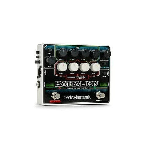 Pedal Para Bajo PreAmp + DI Battalion Electro Harmonix