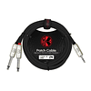 Cable Y Kirlin MiniPlug - 2 Mono Plug 2m Y-362PRL