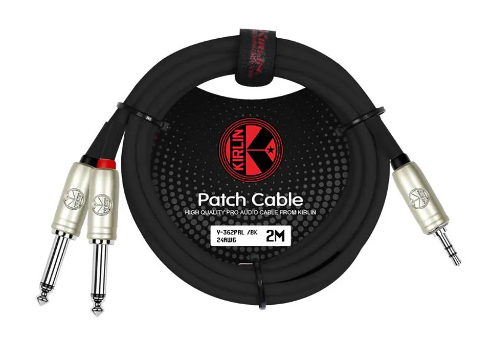 Cable Y Kirlin MiniPlug - 2 Mono Plug 2m Y-362PRL 2