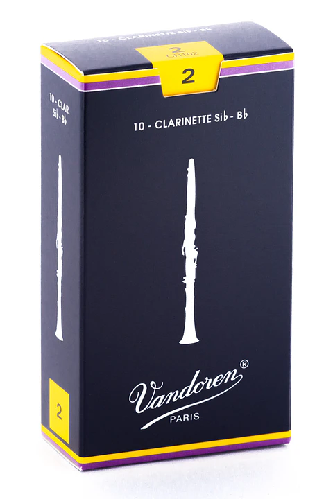 Caja de cañas Clarinete Sib TRADICIONAL Nº 2 CR102 Vandoren