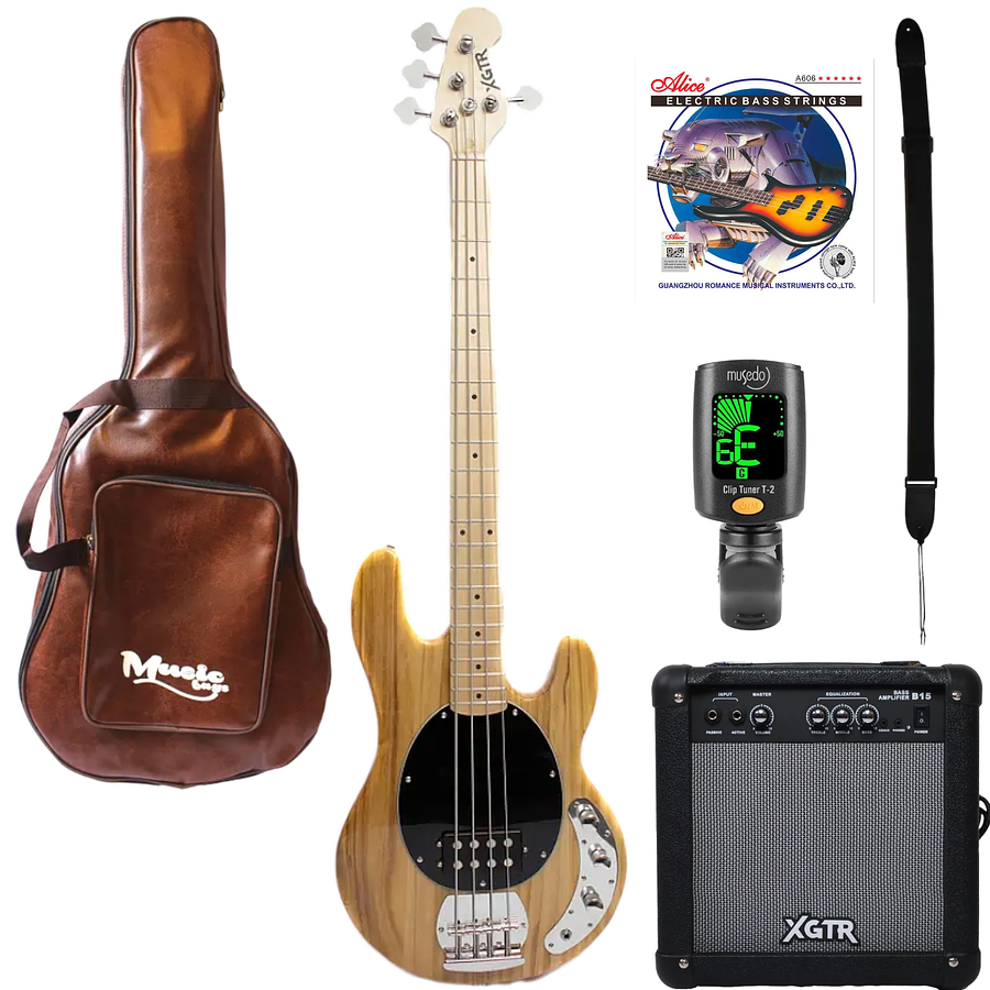 Pack bajo eléctrico MB100-NT Natural XGTR