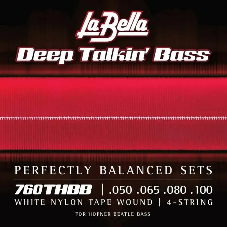 Set Bajo Eléctrico Flat White Nylon 4 50-100 760Thbb 2