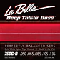 Set 5 Cuerdas Bajo Eléctrico La Bella de Nylon 50-135 750G - Miniatura 1