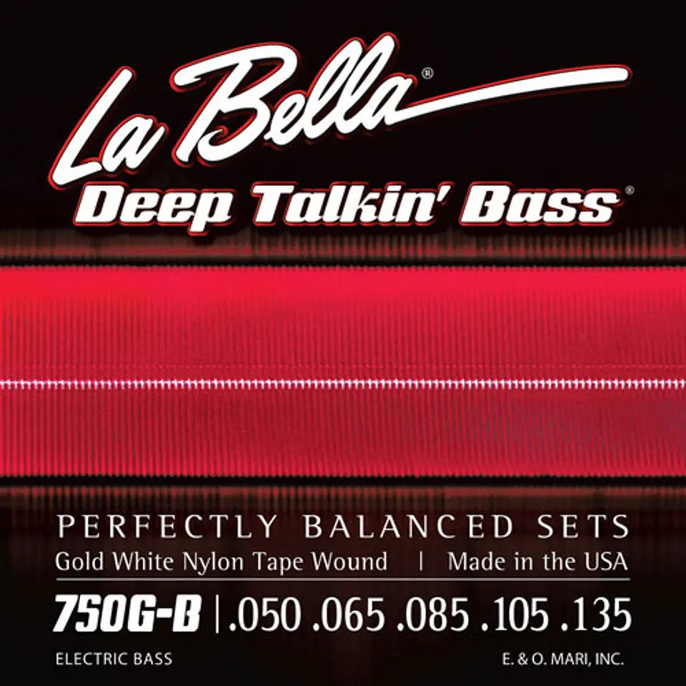 Set 5 Cuerdas Bajo Eléctrico La Bella de Nylon 50-135 750G 1