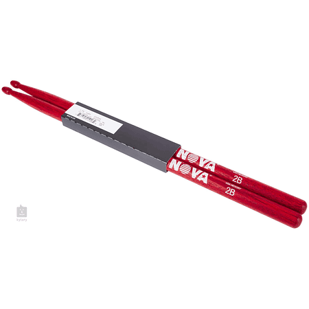 Baquetas Vic Firth 2B NOVA Red Punta de Madera