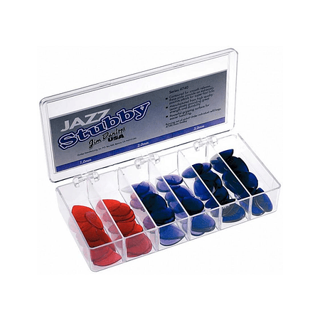 Dunlop Uñetas Stubby Jazz 4740 Caj144 UN Med: 1.0/2.0/3.0 Mm
