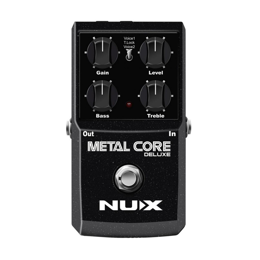 Pedal Efecto Guitarra Metal Core Deluxe Nux