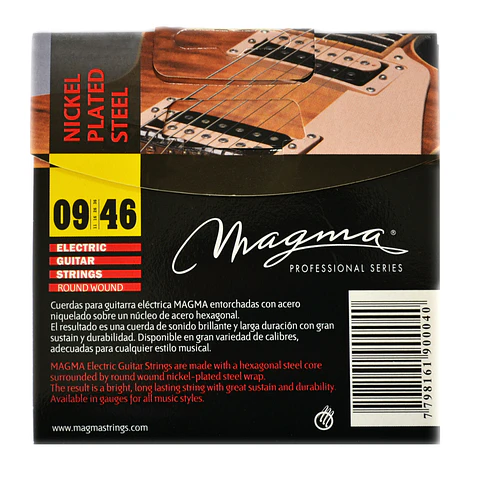 Set Cuerdas Guitarra Eléctrica GE130N Magma