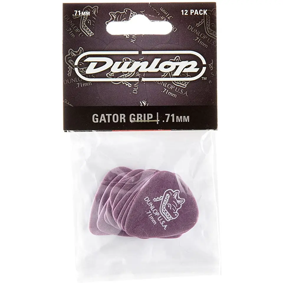 Set Uñetas Dunlop Gator Grip 0.71 DUNL417P.71 4